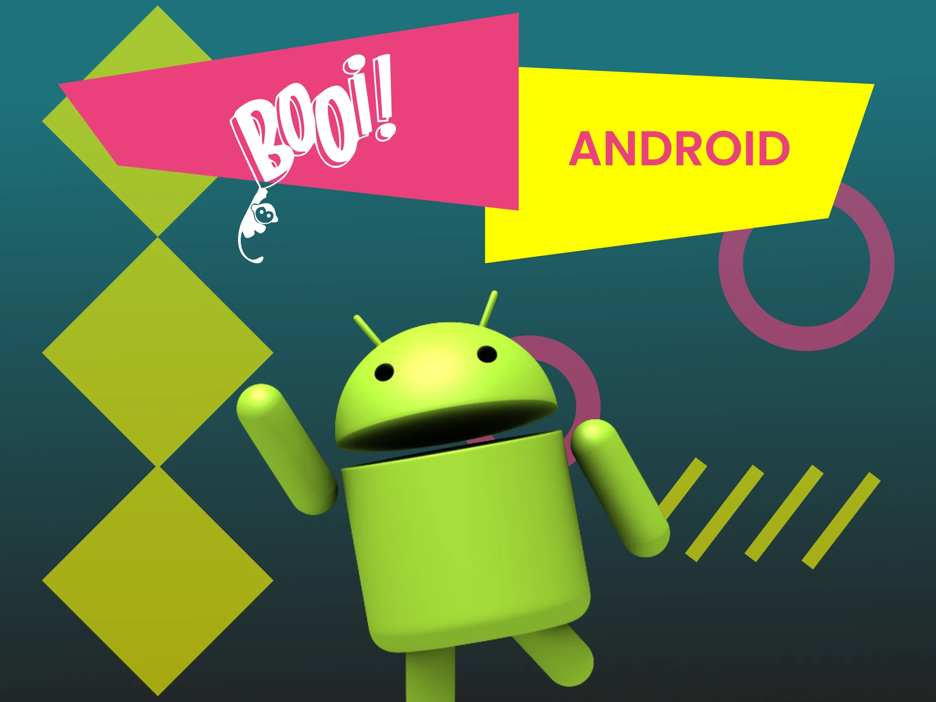 Aplicativo Booi para dispositivos Android.