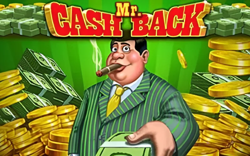 Ele lhe devolve o dinheiro com o jogo Mr. Cashback no Booi Cassino.